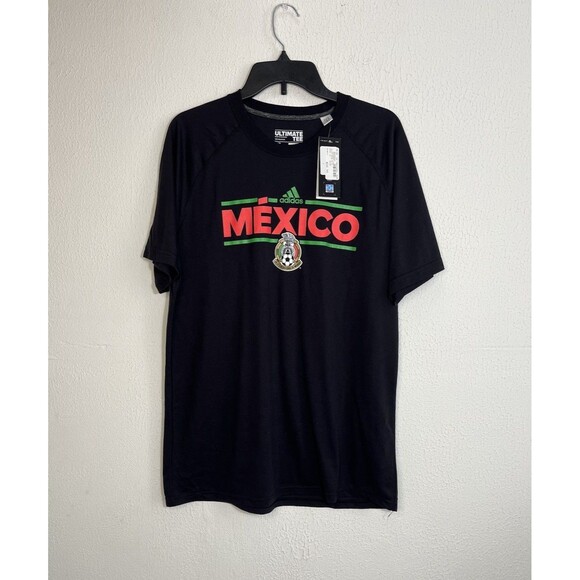 Adidas Mexico T-Shirt Soccer National Team Futbol Soccer Men's L Climalite NWT - Picture 1 of 5